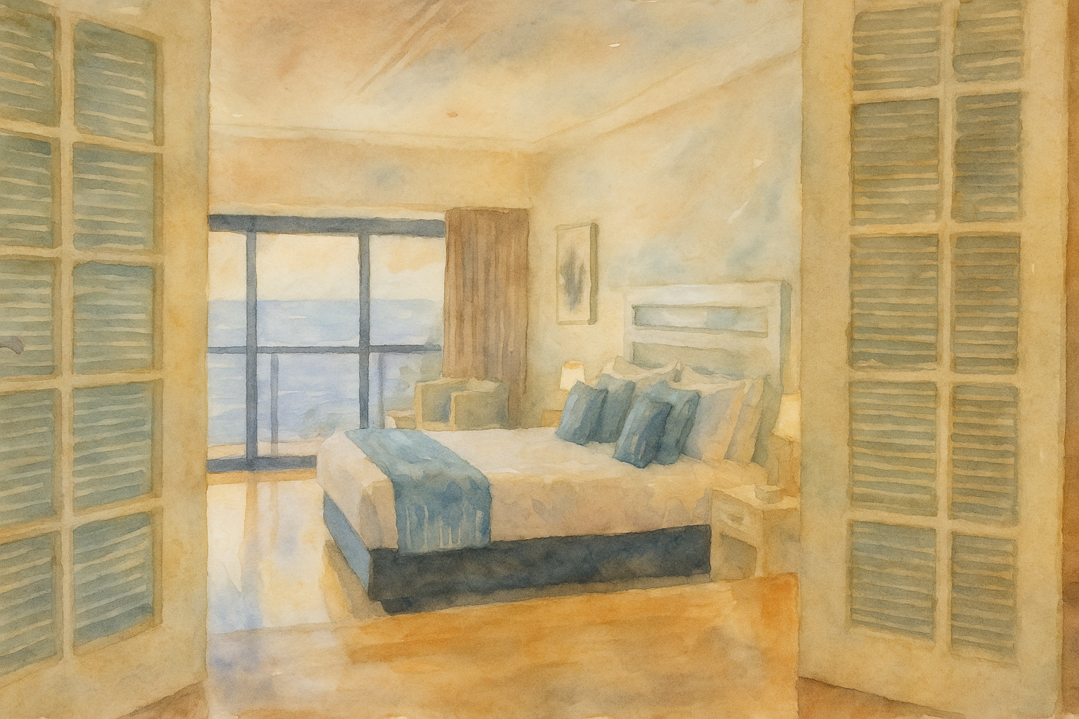 Watercolor Penthouse